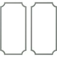 thumbnail image 1 of Ekena Millwork 31"W x 62"H Reeded Acanthus Leaf Panel Moulding Kit (Double Panel), 1 of 10