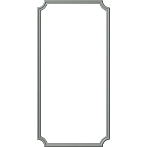 Ekena Millwork 31"W x 62"H Seville Panel Moulding Kit (Single Panel)
