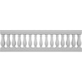 thumbnail image 1 of Ekena Millwork 32"H x 9'L Fiberthane Arcadian Unassembled Balustrade Railing Kit, Style N (7 3/8" On-Center Spacing to Pass 4" Sphere Code), 1 of 6