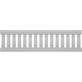 thumbnail image 1 of Ekena Millwork 32"H x 9'L Fiberthane Wellington Unassembled Balustrade Railing Kit, Style N (7 5/8" On-Center Spacing to Pass 4" Sphere Code), 1 of 6