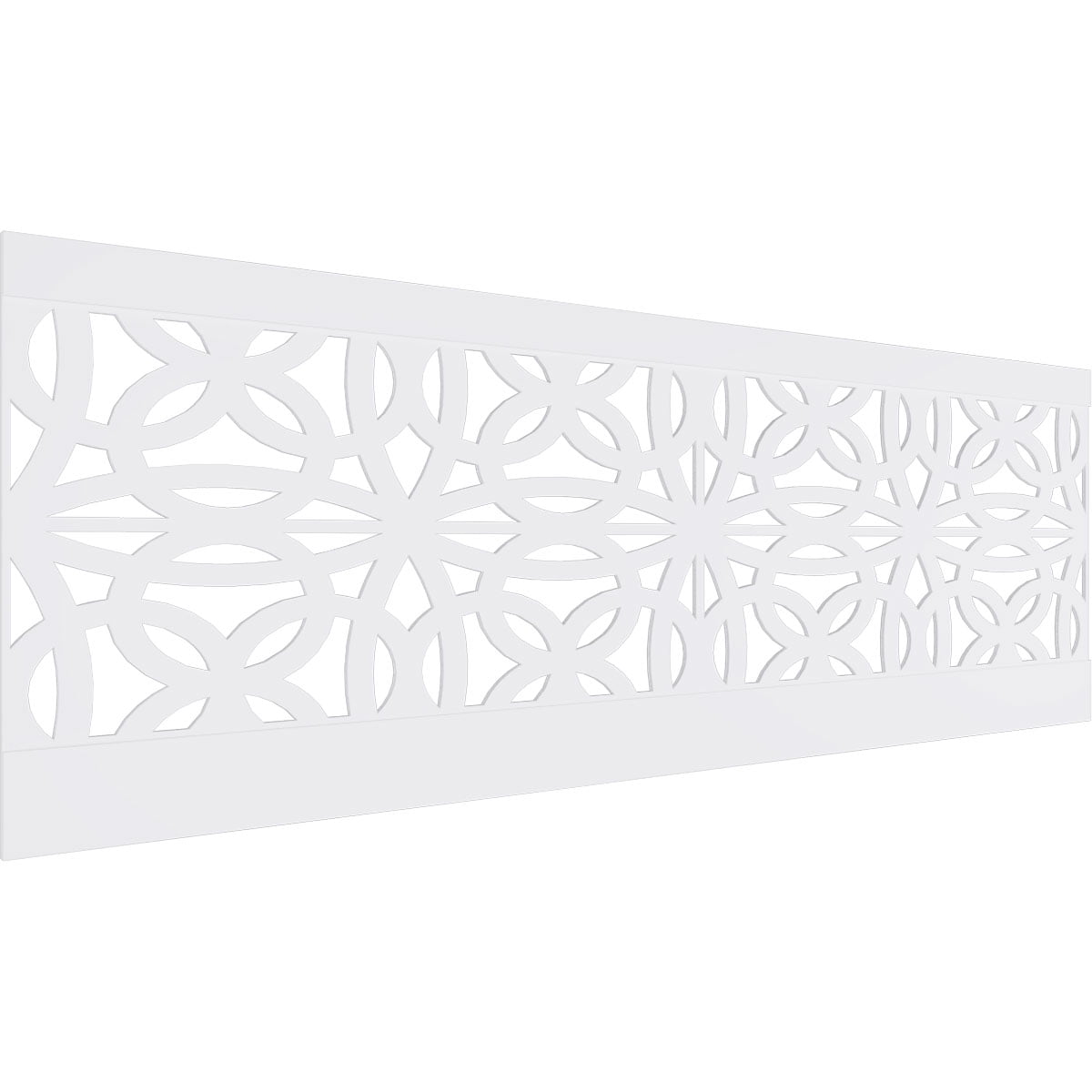 Ekena Millwork 32"H x 94 1/2"W Baytown PVC Wainscot Paneling Kit