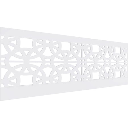 Ekena Millwork 32"H x 94 1/2"W Brownsville PVC Wainscot Paneling Kit