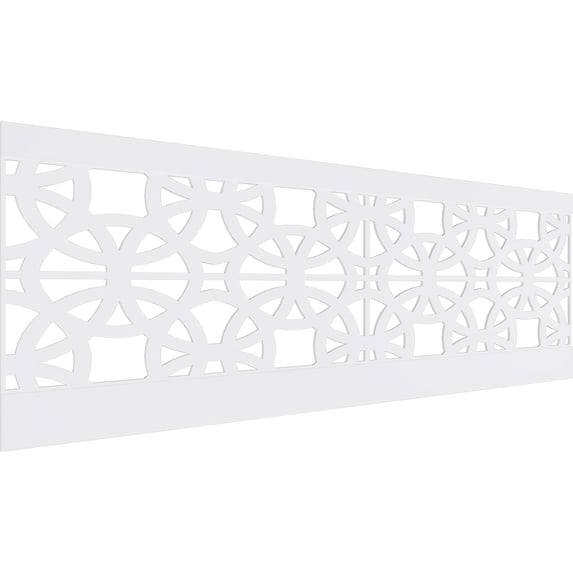 Ekena Millwork 32"H x 94 1/2"W Brownsville PVC Wainscot Paneling Kit
