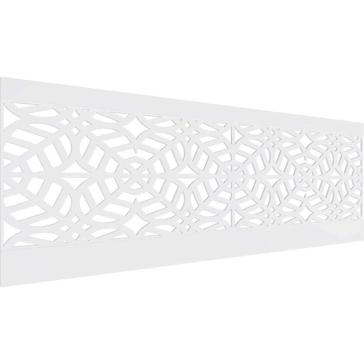 Ekena Millwork 32"H x 94 1/2"W Garland PVC Wainscot Paneling Kit