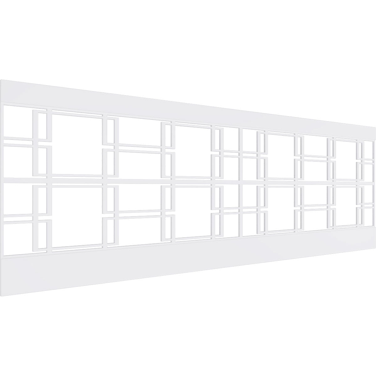Ekena Millwork 32"H x 94 1/2"W Granby PVC Wainscot Paneling Kit