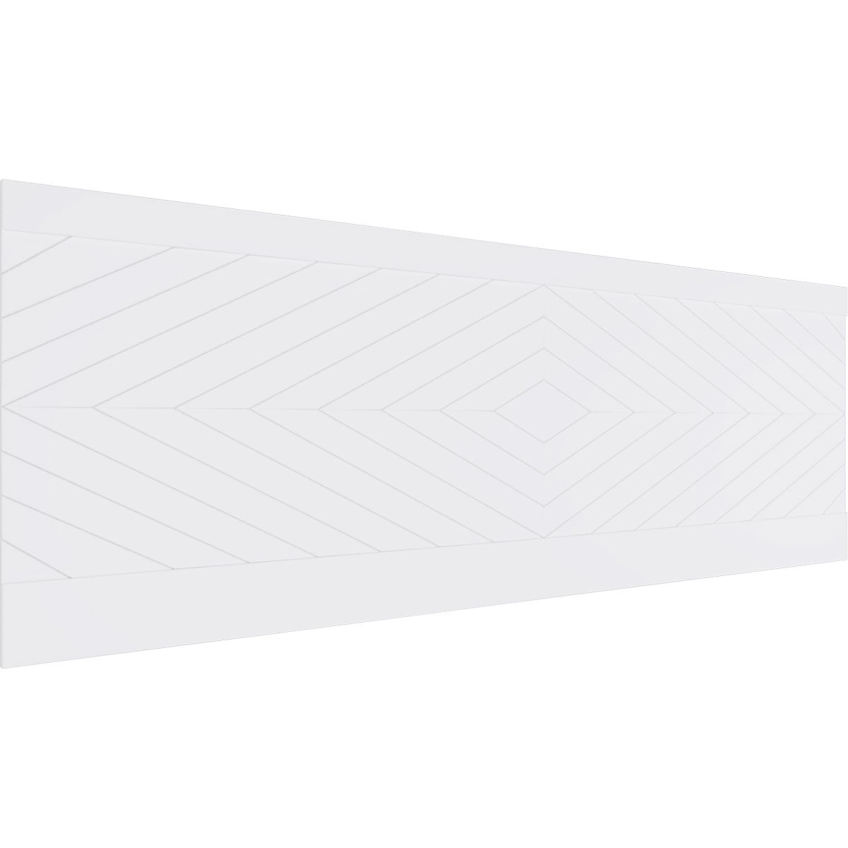 Ekena Millwork 32"H x 94 1/2"W Nuevo PVC Wainscot Paneling Kit