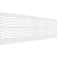 thumbnail image 1 of Ekena Millwork 32"H x 94 1/2"W Parker PVC Wainscot Paneling Kit, 1 of 13