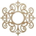 thumbnail image 1 of Ekena Millwork 32"OD x 10 3/8"ID x 3/8"T Dijon Wood Fretwork Pierced Ceiling Medallion, Red Oak, 1 of 3