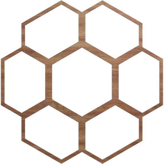 Ekena Millwork 32"OD x 11 1/4"ID x 3/8"T Florin Wood Fretwork Pierced Ceiling Medallion, Walnut