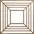 thumbnail image 1 of Ekena Millwork 32"OD x 11 3/4"ID x 3/8"T Raven Wood Fretwork Pierced Ceiling Medallion, Walnut, 1 of 3
