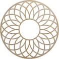 thumbnail image 1 of Ekena Millwork 32"OD x 11"ID x 1/4"T Cannes Wood Fretwork Pierced Ceiling Medallion, Hickory, 1 of 3