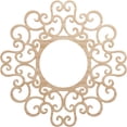 thumbnail image 1 of Ekena Millwork 32"OD x 12 1/4"ID x 3/8"T Reims Wood Fretwork Pierced Ceiling Medallion, Alder, 1 of 3