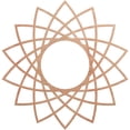 thumbnail image 1 of Ekena Millwork 32"OD x 12 3/8"ID x 3/8"T Eleanor Wood Fretwork Pierced Ceiling Medallion, Cherry, 1 of 3