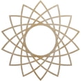 thumbnail image 1 of Ekena Millwork 32"OD x 12 3/8"ID x 3/8"T Eleanor Wood Fretwork Pierced Ceiling Medallion, Hickory, 1 of 3