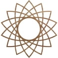 thumbnail image 1 of Ekena Millwork 32"OD x 12 3/8"ID x 3/8"T Eleanor Wood Fretwork Pierced Ceiling Medallion, Walnut, 1 of 3