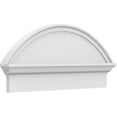 thumbnail image 1 of Ekena Millwork 32"W x 14-7/8"H x 2-3/4"P Segment Arch Smooth Architectural Grade PVC Combination Pediment, 1 of 7