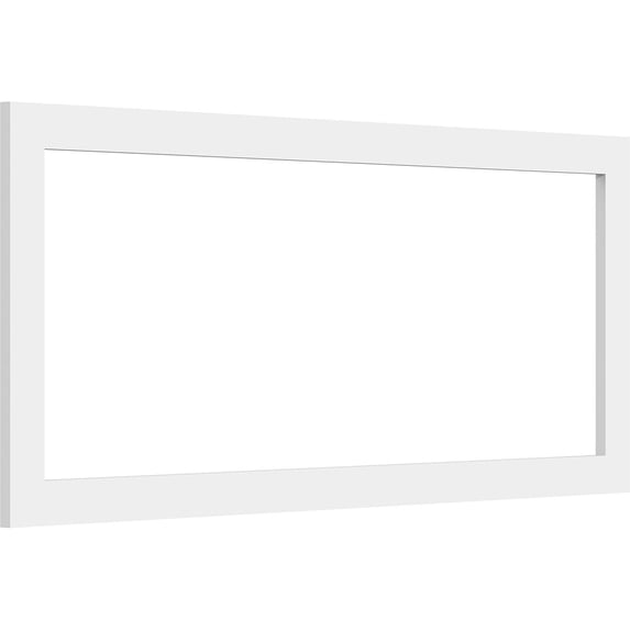 Ekena Millwork 32"W x 14"H x 3/8"P Prescott Decorative Wall Panel (Two-Piece)