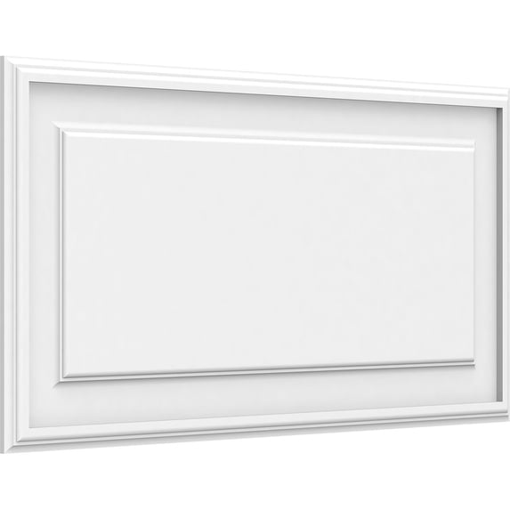 Ekena Millwork 32"W x 16"H x 5/8"P Legacy Raised Panel Decorative Wall Panel