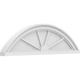 thumbnail image 1 of Ekena Millwork 32"W x 9"H x 2"P Segment Arch 4 Spoke Architectural Grade PVC Pediment, 1 of 7