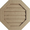 thumbnail image 1 of Ekena Millwork 33"W x 33"H Timberthane Rough Cedar Octagonal Faux Wood Non-Functional Gable Vent, Primed Tan, 1 of 5