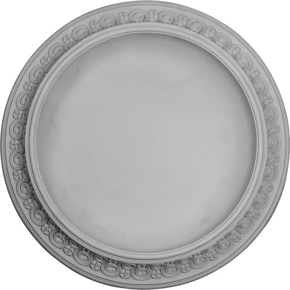 Ekena Millwork 34.50 in. OD x 25 in. ID x 3.50 in. D Bedford Surface Mount Ceiling Dome