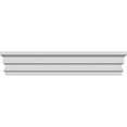 thumbnail image 1 of Ekena Millwork 34" Bottom Width x 36" Top Width x 5 1/2"H x 1"P Panel Crosshead, 1 of 24