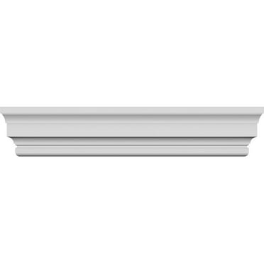 Ekena Millwork 34" Bottom Width x 37 3/4" Top Width x 7 1/8"H x 5/8"P Stockport Crosshead
