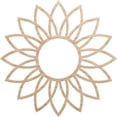 thumbnail image 1 of Ekena Millwork 34"OD x 11 7/8"ID x 1/4"T Daisy Wood Fretwork Pierced Ceiling Medallion, Alder, 1 of 3
