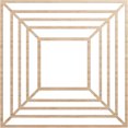 thumbnail image 1 of Ekena Millwork 34"OD x 12 1/2"ID x 1/4"T Raven Wood Fretwork Pierced Ceiling Medallion, Alder, 1 of 3