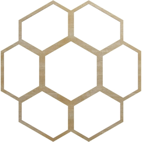 Ekena Millwork 34"OD x 12"ID x 3/8"T Florin Wood Fretwork Pierced Ceiling Medallion, Birch