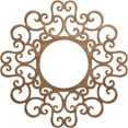 thumbnail image 1 of Ekena Millwork 34" OD x 13" ID x 3/8" T Reims Wood Fretwork Pierced Ceiling Medallion, Walnut, 1 of 3