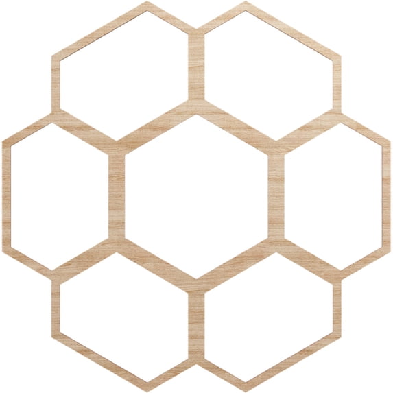 Ekena Millwork 34"OD x 14 1/2"ID x 1/4"T Florin Wood Fretwork Pierced Ceiling Medallion, Alder