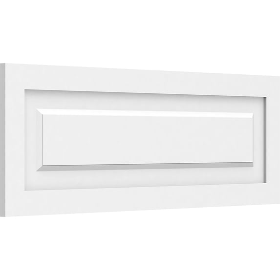 Ekena Millwork 34"W x 12"H x 5/8"P Harrison Raised Panel Decorative Wall Panel