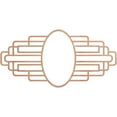 thumbnail image 1 of Ekena Millwork 34"W x 17"H x 9 3/8"IW x 16 1/8"IH x 3/8"T Elizabeth Wood Fretwork Pierced Ceiling Medallion, Cherry, 1 of 3