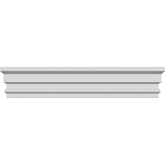 Ekena Millwork 35" Bottom Width x 37" Top Width x 5 1/2"H x 1"P Panel Crosshead