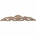 thumbnail image 1 of Ekena Millwork 36 1/2"W x 6 1/4"H x 1"D Large Farmingdale Center with Scrolls, Alder, 1 of 3