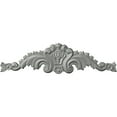 thumbnail image 1 of Ekena Millwork 36 3/4"W x 9 3/4"H x 1 3/8"P Large Scroll Center with Scrolls, 1 of 6