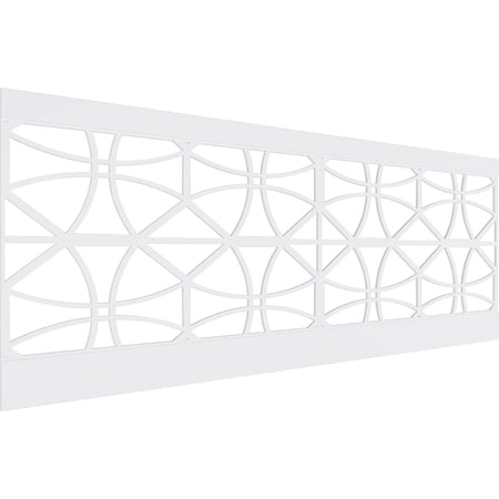 Ekena Millwork 36"H x 94 1/2"W Haswell PVC Wainscot Paneling Kit