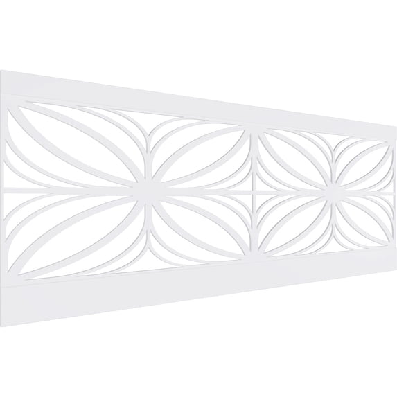 Ekena Millwork 36"H x 94 1/2"W Otis PVC Wainscot Paneling Kit