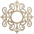 thumbnail image 1 of Ekena Millwork 36"OD x 11 3/4"ID x 1/4"T Dijon Wood Fretwork Pierced Ceiling Medallion, Birch, 1 of 3