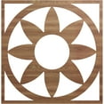 thumbnail image 1 of Ekena Millwork 36"OD x 12 1/2"ID x 3/8"T Blume Wood Fretwork Pierced Ceiling Medallion, Walnut, 1 of 3