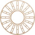 thumbnail image 1 of Ekena Millwork 36"OD x 13 1/8"ID x 1/4"T Hale Wood Fretwork Pierced Ceiling Medallion, Alder, 1 of 3