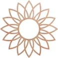 thumbnail image 1 of Ekena Millwork 36"OD x 13 7/8"ID x 1/4"T Daisy Wood Fretwork Pierced Ceiling Medallion, Cherry, 1 of 3