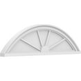 thumbnail image 1 of Ekena Millwork 36"W x 10"H x 2"P Segment Arch 4 Spoke Architectural Grade PVC Pediment, 1 of 7