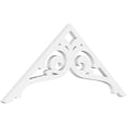 thumbnail image 1 of Ekena Millwork 36"W x 15"H x 1"P (10/12) Pitch Bordeaux Architectural Grade PVC Gable Pediment, 1 of 7