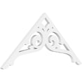 thumbnail image 1 of Ekena Millwork 36"W x 16 1/2"H x 1"P (11/12) Pitch Bordeaux Architectural Grade PVC Gable Pediment, 1 of 7