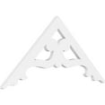 thumbnail image 1 of Ekena Millwork 36"W x 16 1/2"H x 1"P (11/12) Pitch Brontes Architectural Grade PVC Gable Pediment, 1 of 5