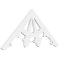 thumbnail image 1 of Ekena Millwork 36"W x 16 1/2"H x 1"P (11/12) Pitch Riley Architectural Grade PVC Gable Pediment, 1 of 5