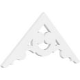 thumbnail image 1 of Ekena Millwork 36"W x 16 1/2"H x 1"P (11/12) Pitch Robin Architectural Grade PVC Gable Pediment, 1 of 5