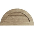 thumbnail image 1 of Ekena Millwork 36"W x 18"H Timberthane Sandblasted Half Round Faux Wood Non-Functional Gable Vent, Primed Tan, 1 of 5